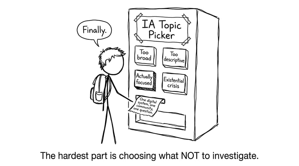 Comic: IA topic picker