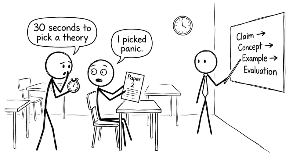 Mock exam panic vs evaluation structure