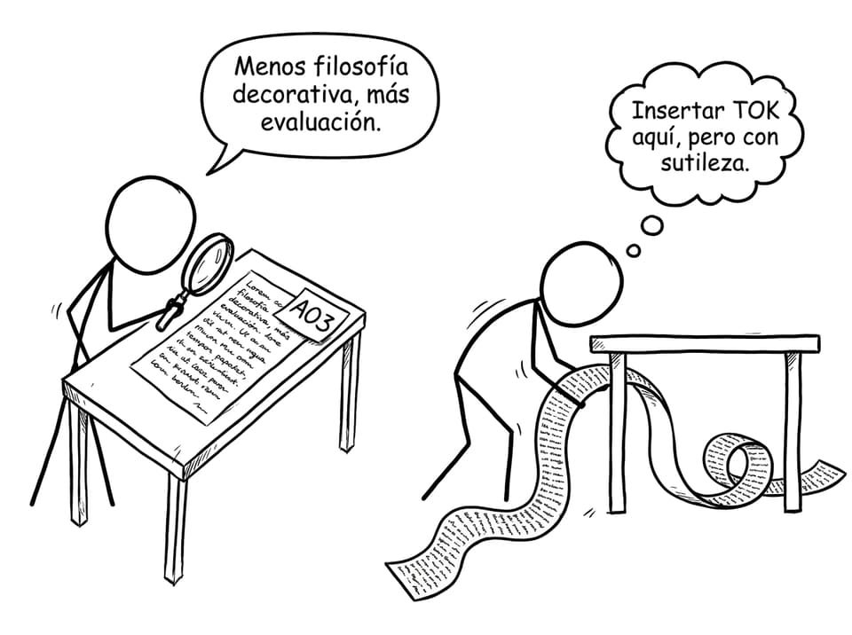 Examinador AO3 y TOK sutil