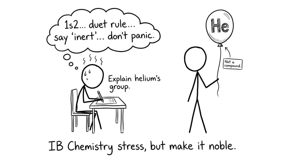 Exam hall helium comic