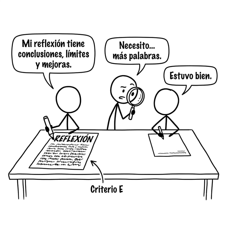 Comparación de reflexiones: profunda vs “Estuvo bien”