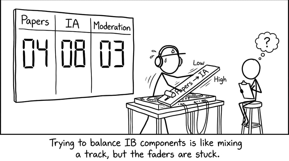 DJ mixing IA vs papers humor