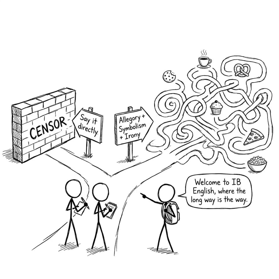 Allegory maze joke