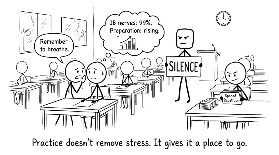 Exam hall nerves vs preparation