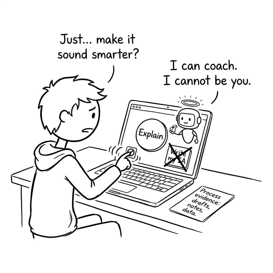 AI as a coach, not a ghostwriter