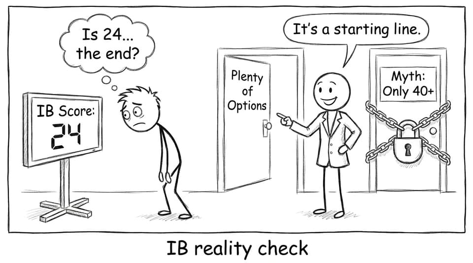 IB reality check comic
