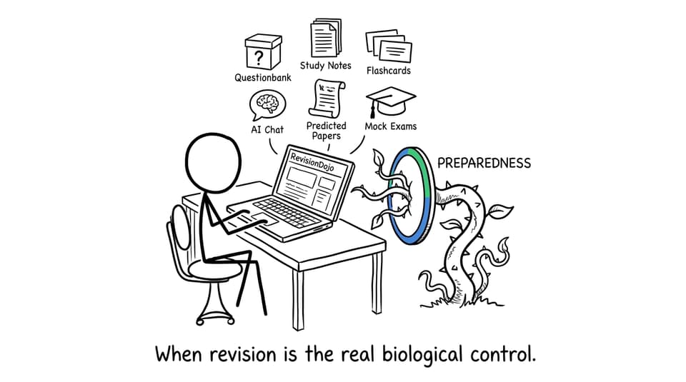 RevisionDojo as "biological control" for stress