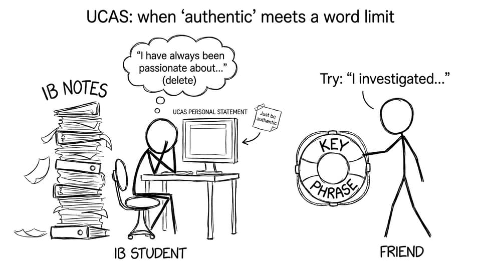 UCAS: when 'authentic' meets a word limit