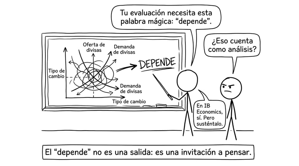 El “depende” bien usado
