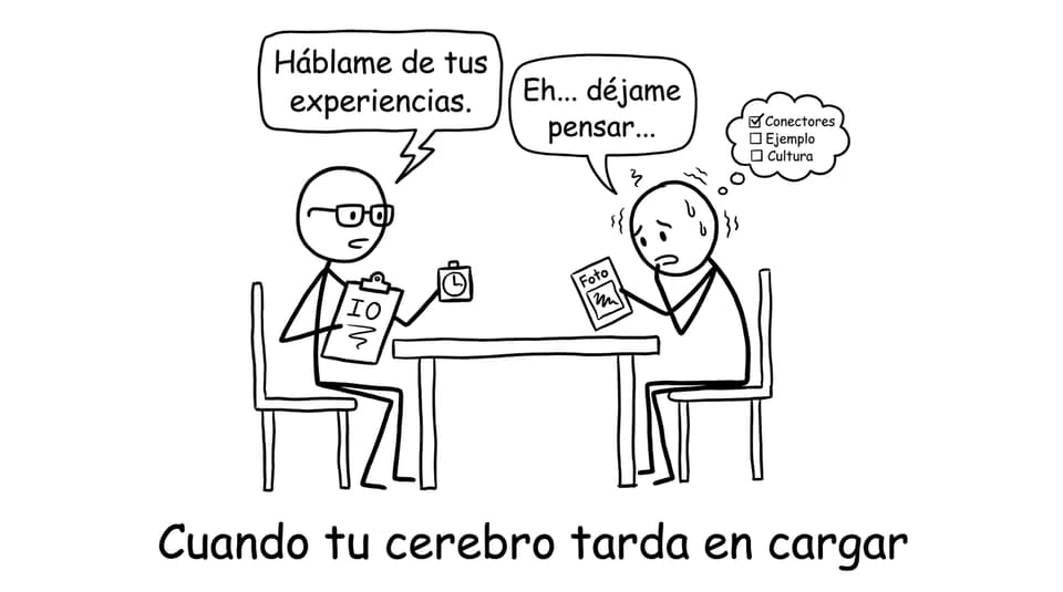 Comic: cerebro cargando en el IO