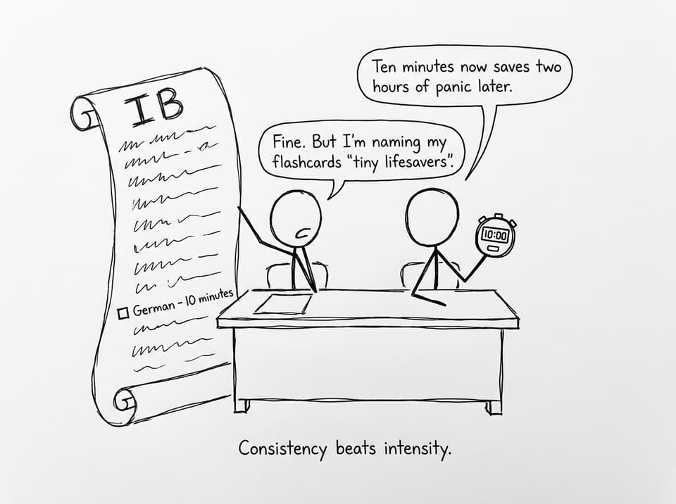 Consistency beats intensity comic