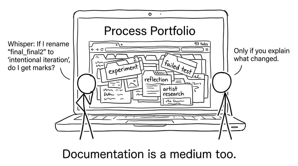 Process Portfolio comic
