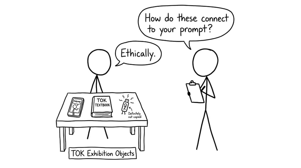 TOK exhibition objects joke