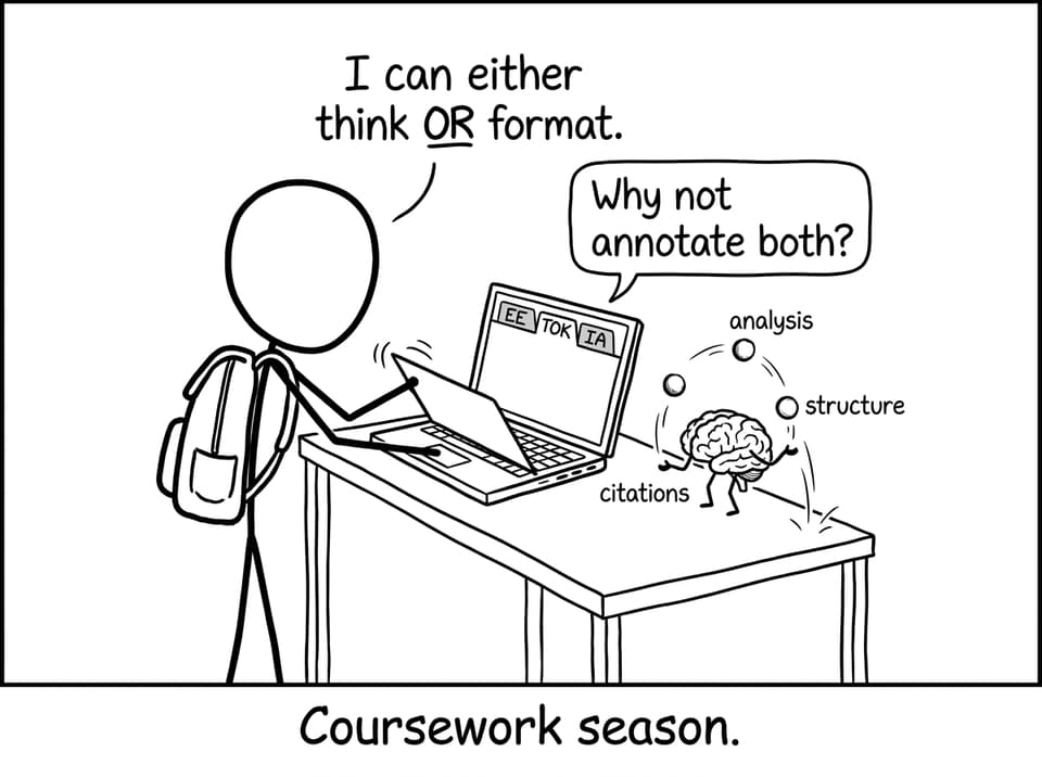 Coursework season.