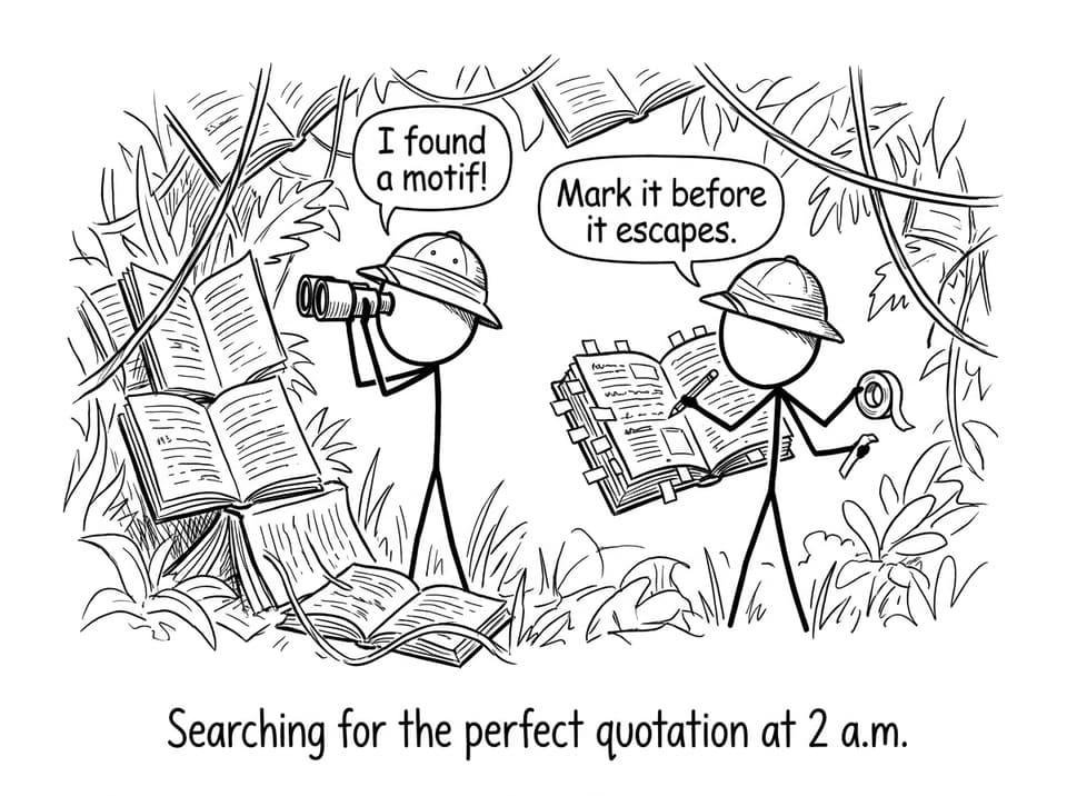 Quote hunting at 2 a.m.