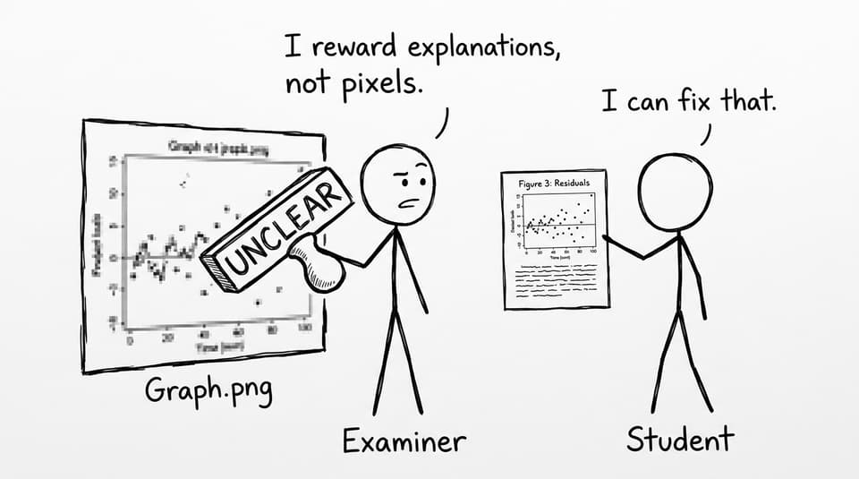 Examiner choosing explanations over pixels