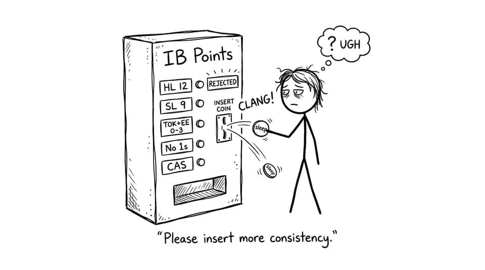IB Points vending machine gag