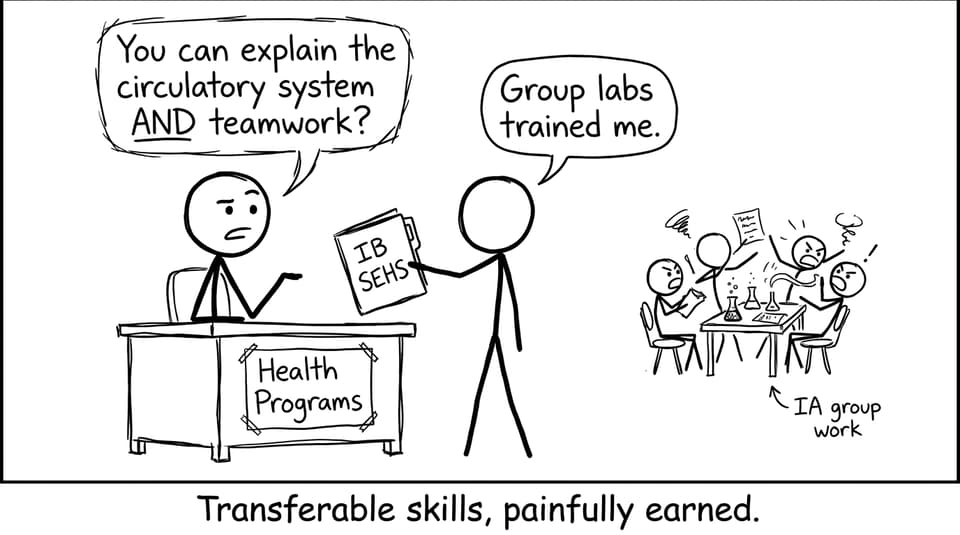 Health programs admissions joke comic