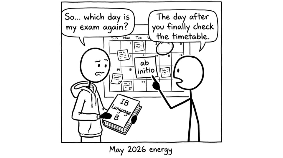 Student vs calendar confusion