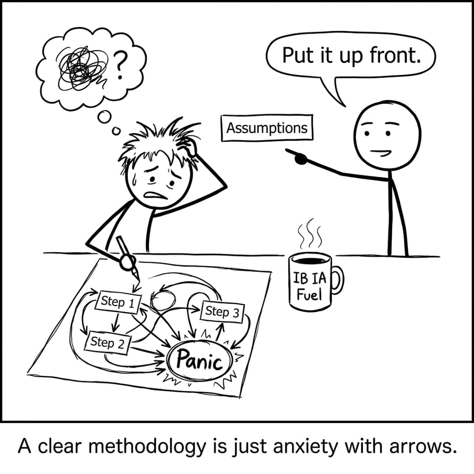 A clear methodology is just anxiety with arrows