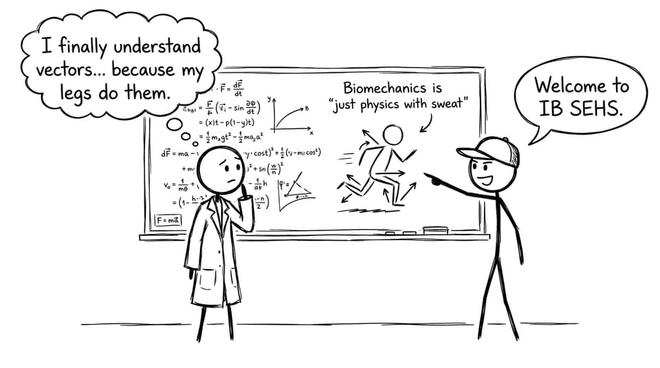 Biomechanics joke comic