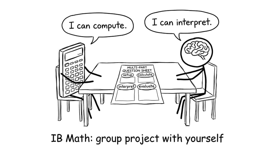 Calculator and brain roommates