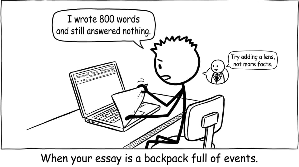 A student with too many tabs