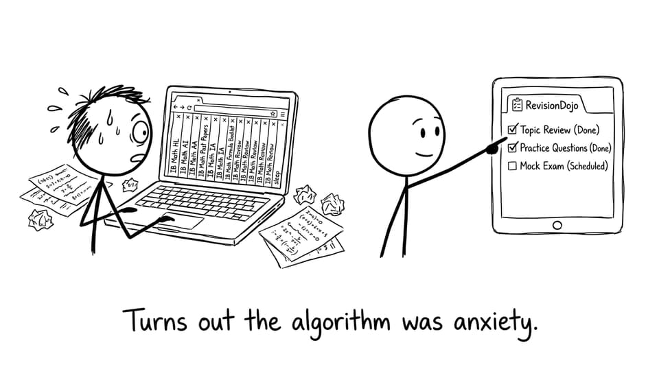 IB student with too many tabs chooses RevisionDojo