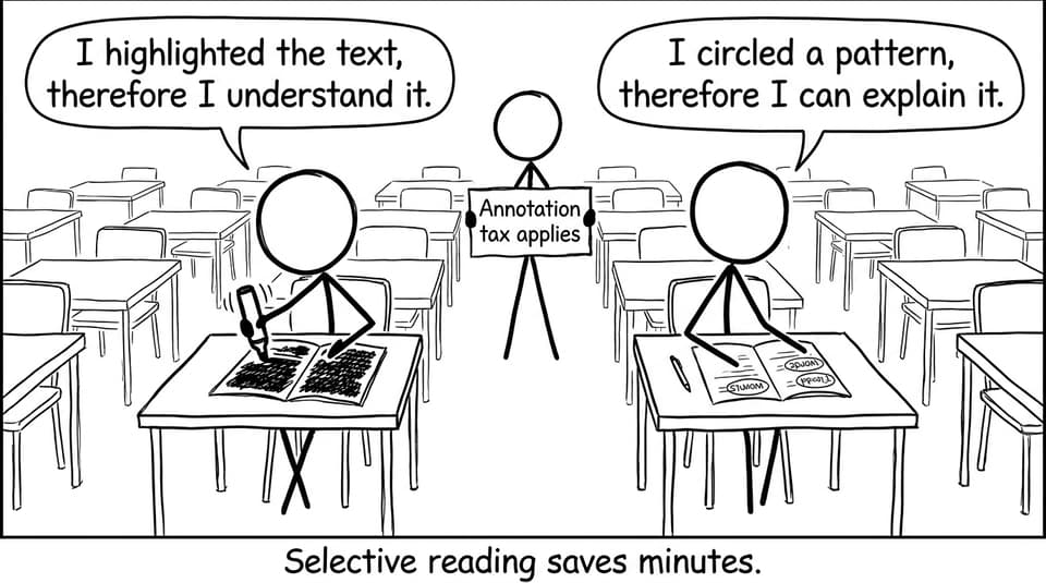 Selective reading saves minutes.