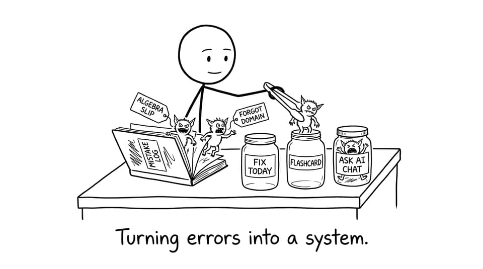Turning errors into a system