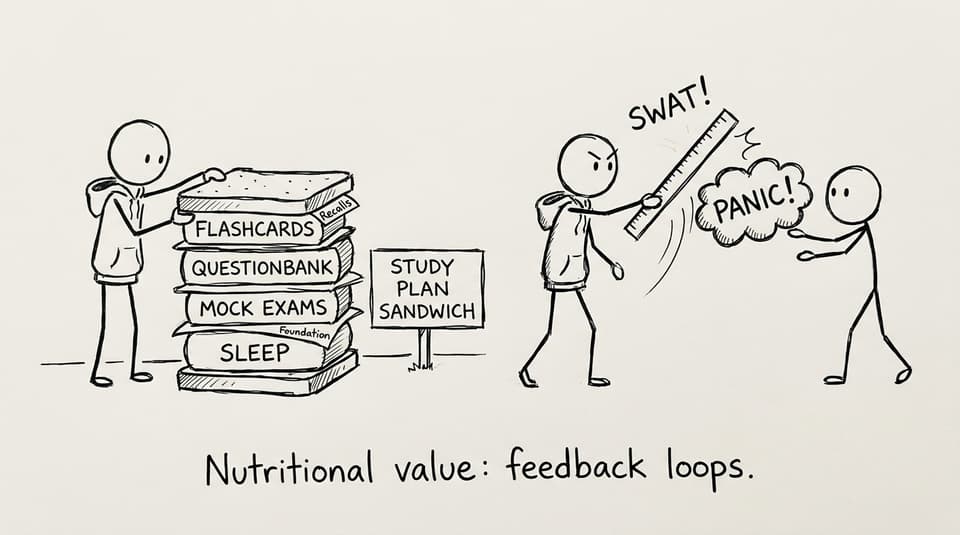 Study plan sandwich comic