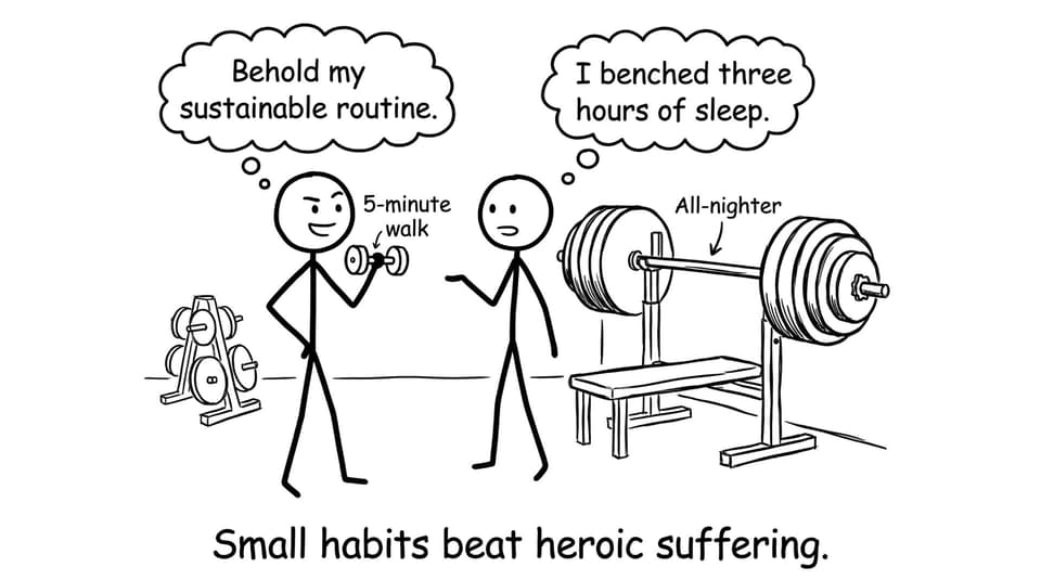 Two students compare sleep vs all-nighters
