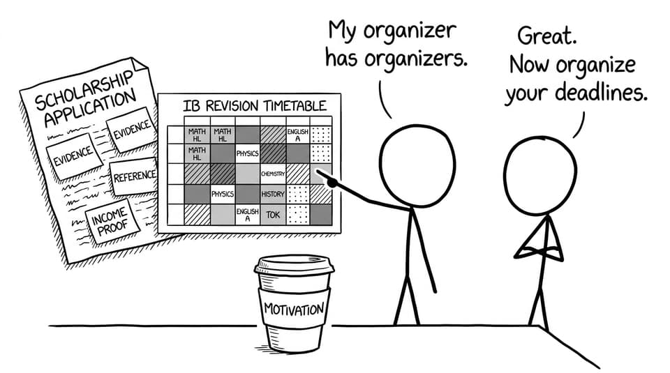 Deadline sticky notes comic