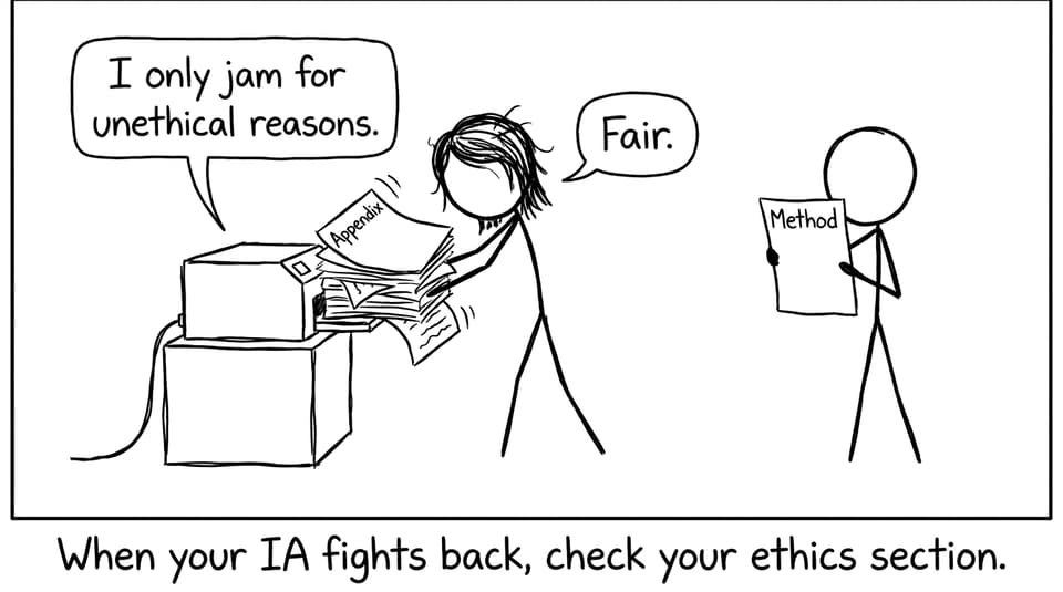 Printer only jams for unethical reasons