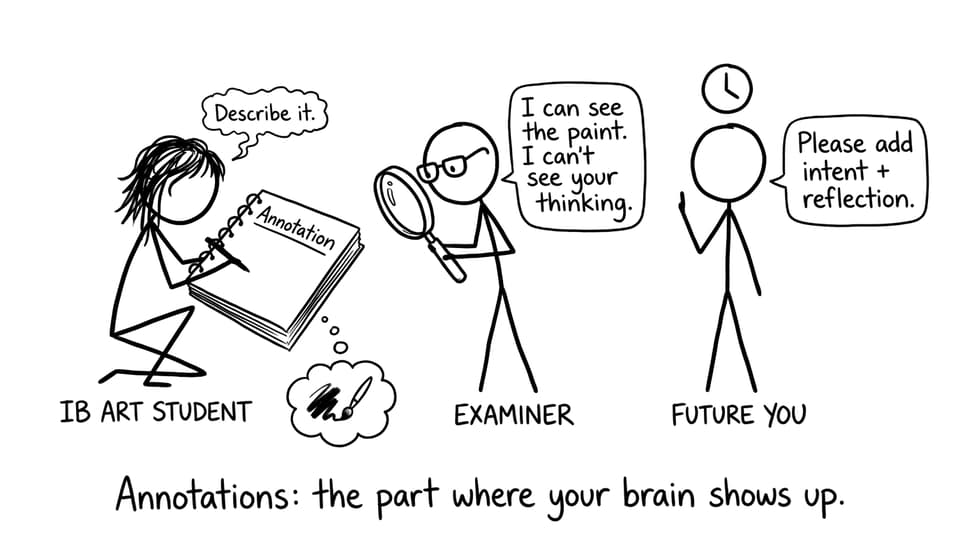 Comic about examiners wanting your thinking
