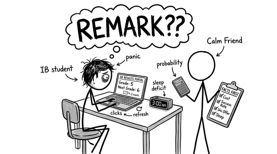 An IB student debates a remark at 3am