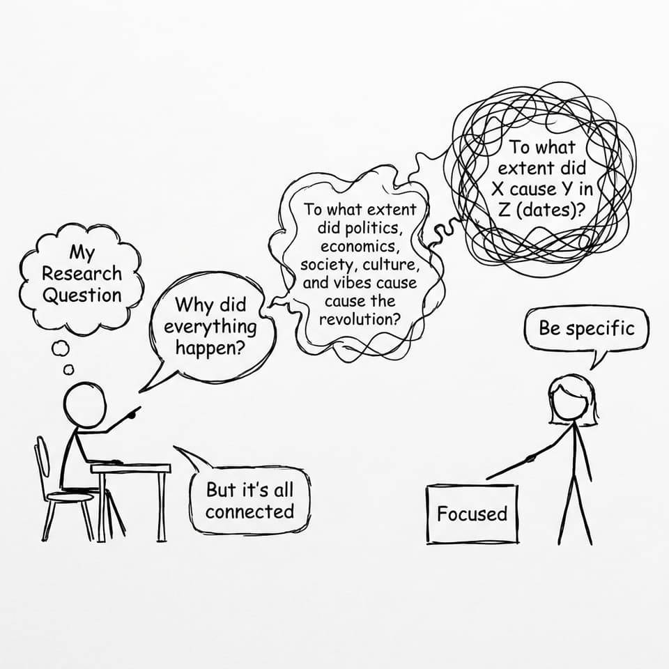 A research question trying to become a whole textbook