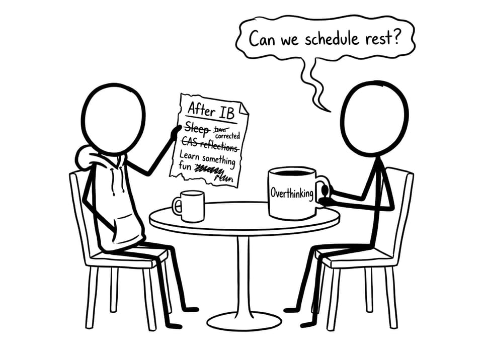 Friends debate whether rest can be scheduled