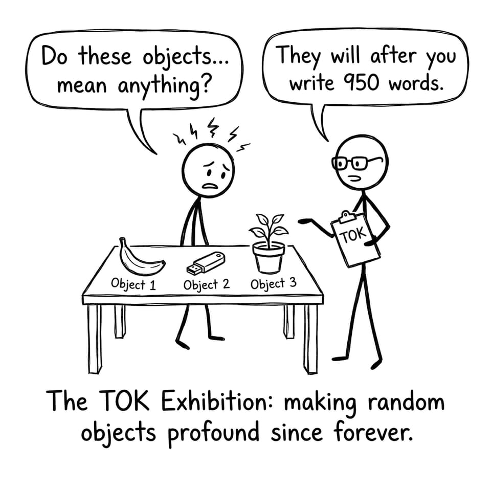 The TOK Exhibition: random objects become profound