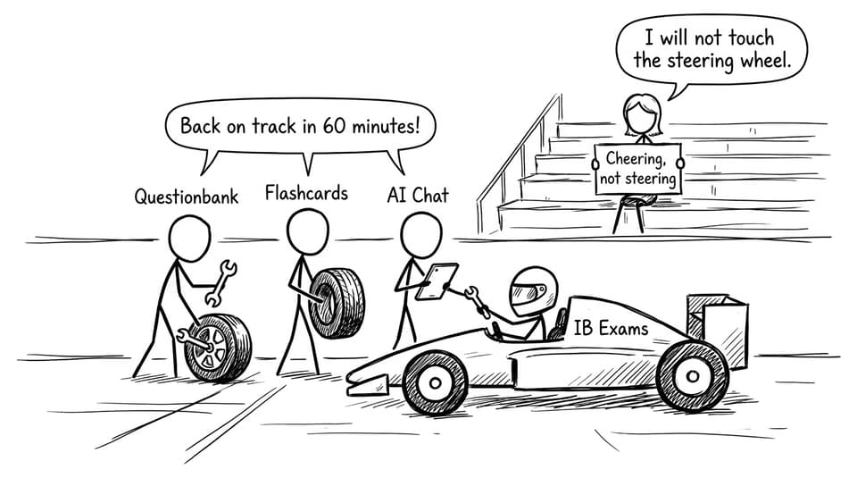 Cheering, not steering