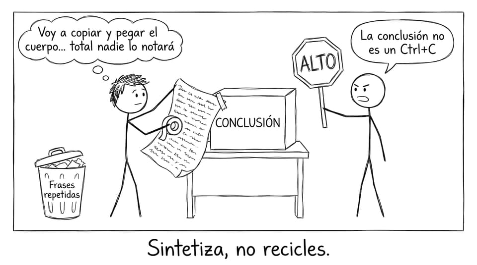 Conclusión no es Ctrl+C