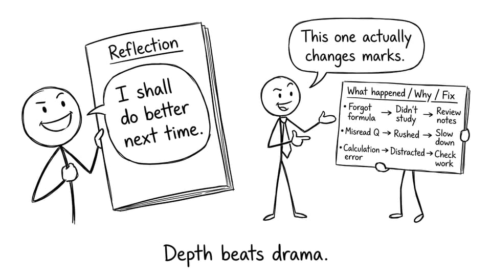 Depth beats drama comic