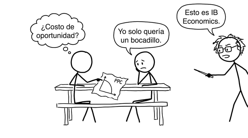 Estudiantes con PPC en una servilleta
