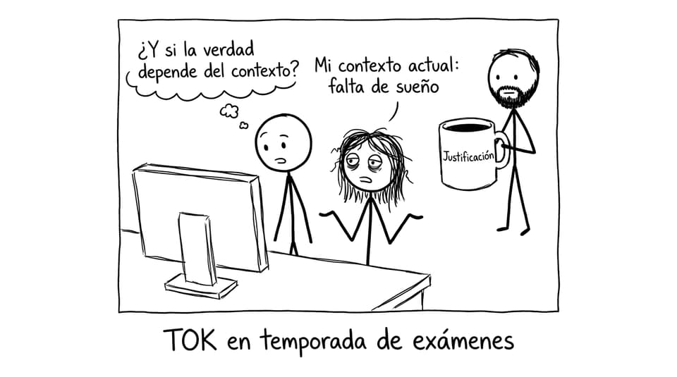 Viñeta TOK y la verdad