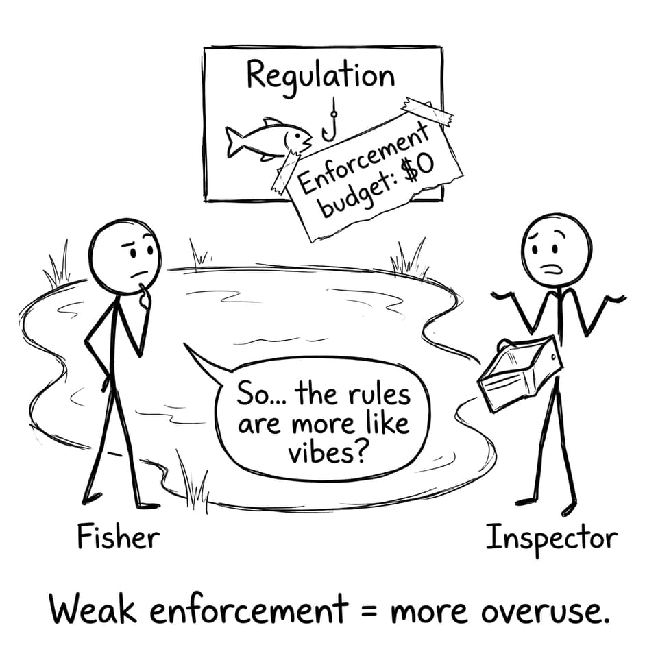 Enforcement budget: $0