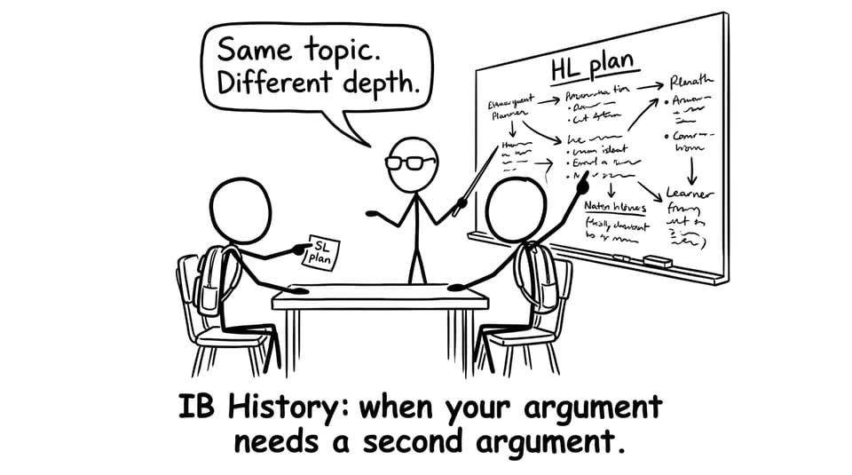 SL plan vs HL plan comic