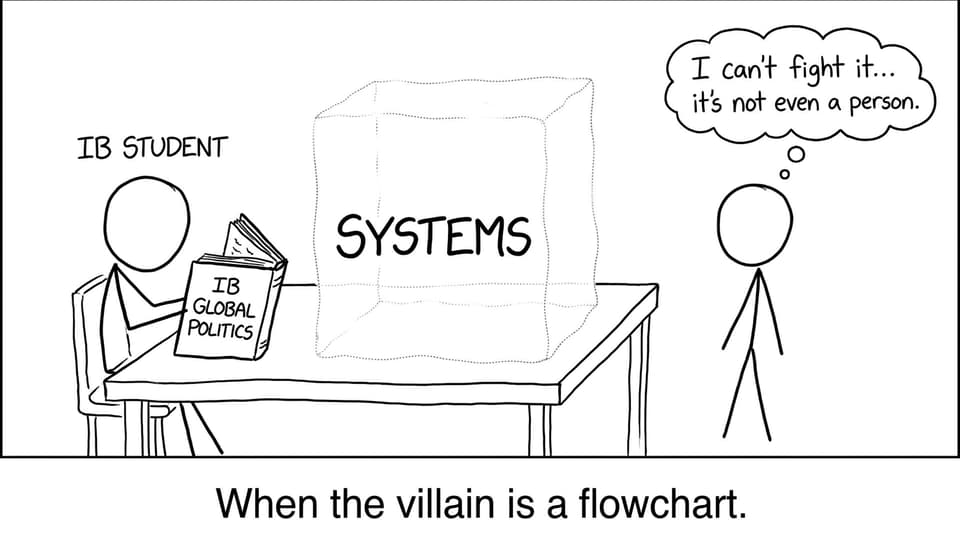 Comic about invisible systems as the villain