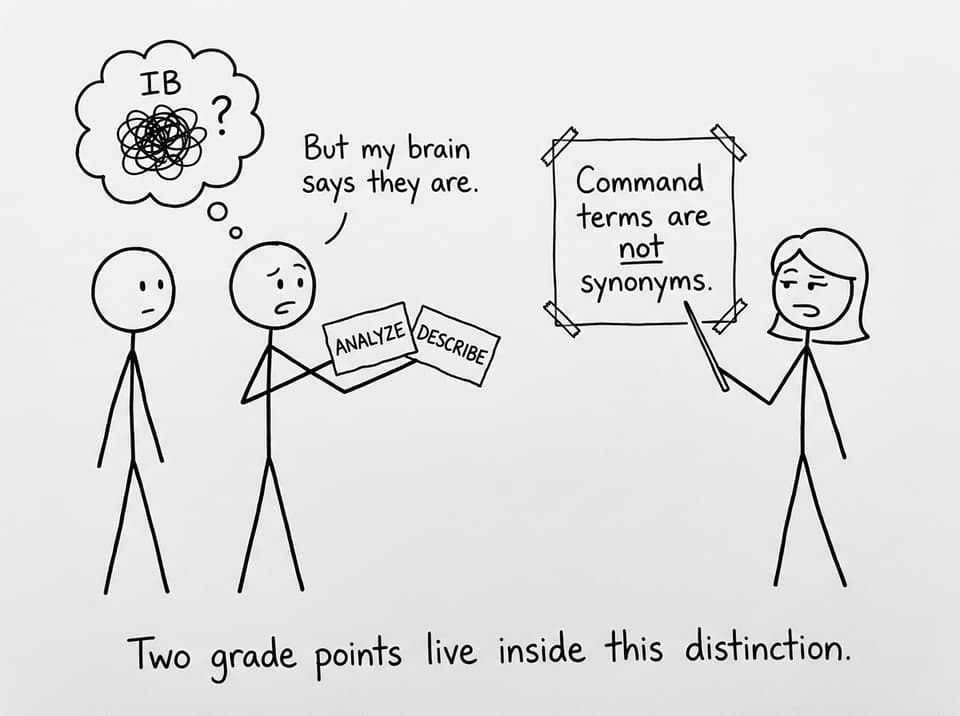 Command terms confusion (XKCD style)