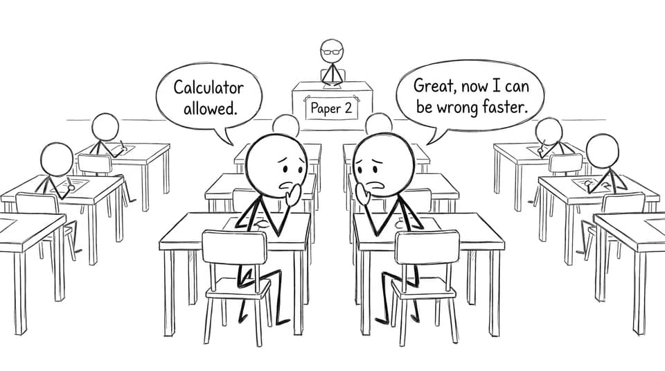 Paper 2 wrong faster joke