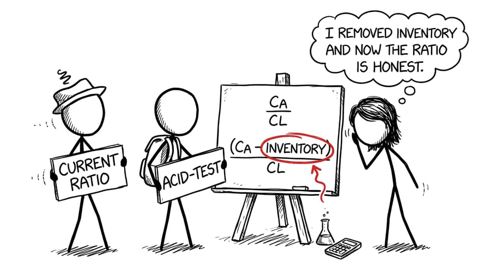 Ratio analysis honesty comic
